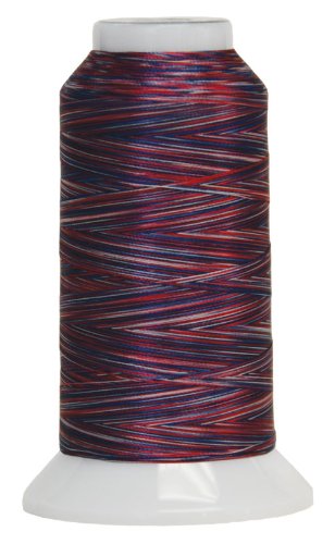 Superior Threads Fantastico 2-Ply 40-Weight High Strength Polyester Embroidery Quilting Sewing Thread - 2,000 Yard Cone (#5033 Good Old USA) - color: Good Old USA