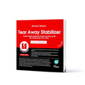 Poolin Tear Away Stabilizer 9" x 9" Precut 100 Sheets for 4x4 & 6x6 Hoops - size: 9"x9" 100sheets