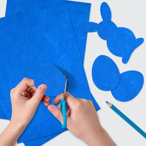 20 Pcs Navy Blue Felt Fabric Sheet 8" x 12" Assorted Color Felt Fabric Sheets for Crafts DIY Handcraft Sewing Squares Patchwork Nonwoven - color: Navy Blue