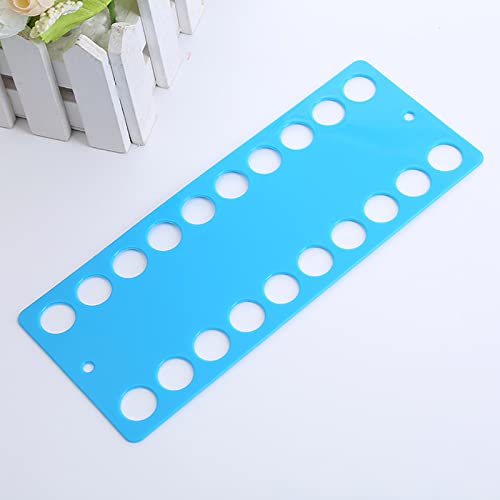 12Pcs Embroidery Floss Organizer,Cross Stitch Thread Holder Storage Tool,6Color Plastic Floss Bobbin, Plastic Sewing Thread Winding Plate Board Card (Multicolor)