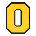 6 Inch Varsity Letter Patches Yellow Iron On Letters - color: Yellow, size: O