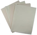KCS 4/6 pc of 12" x 18" (30cmx45cm) 18CT Counted Cotton Aida Cloth Cross Stitch Fabric (4 pc, Antique White+Cream) - color: Antique White+cream, size: 4 pc