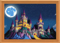 Redxing Stamped Cross Stitch Kits Embroidery kit for Beginners Adults Full Range of Embroidery Patterns Starter Kits DIY Printed Cross Stitch Kits Needlepoint Kits 11CT-Moonlight Castle 15.7x19.7 inch - color: Style 01