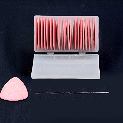Professional Tailors Chalk Triangle Tailor's Fabric Marker Chalk - Sewing Notions & Accessories 20 Pack - color: Red