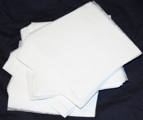ThreadNanny Tearaway Machine Embroidery Stabilizer Backing 100 Precut Sheets - 8x8 inch fits 4x4 inch Hoop 45gms - size: 8"x8" Sheet