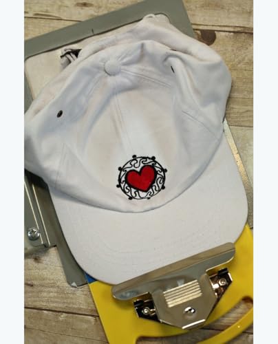 Magnetic Hoop Clip for Machine Embroidery on Hat Brim - Includes Cap