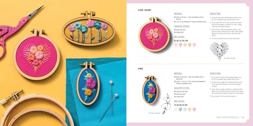 Mini Hoop Embroideries: Over 60 little masterpieces to stitch and wear