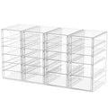 caktraie 22-Drawer Acrylic Storage & Makeup Organizer for Desk - size: 22 Drawers