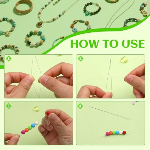 30 Pcs Big Eye Beading Needles, 10 Sizes Beading Needles for Seed Beads - style: StyleB