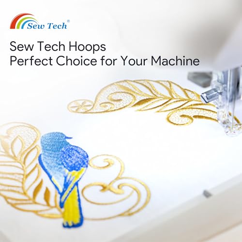 Sew Tech Embroidery Hoop for Husqvarna Viking, 7x5.1in 180x130mm Frame