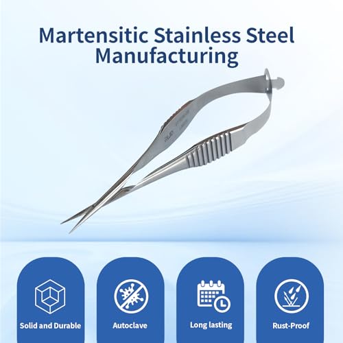 RWD VANNAS Micro Spring Scissors, 3.2" Straight Fan Tip (S11036-08) - size: Fan Straight Tip-S11036-08
