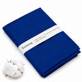 Royal Blue Cotton Fabric 1 Yard, 100% Natural Cotton Poplin Fabric by The Yard, 59 Inches Wide Lining Fabric for Sewing Apparel Cloth Hard-Wearing & High-Density Embroidery Quilting, Sewing Material - color: Royal Blue, size: 1Y