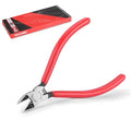 HAUTMEC 6" Flush Cutters Ultra Sharp Flush Cut Pliers Small Wire Cutters for Crafting, Spring Loaded and Non-slip Grip Wire Snips for Plastic, Jewelry Marking, Zip Tie, Artificial Flowers, HT0318 - color: 6 Inch-1pcs