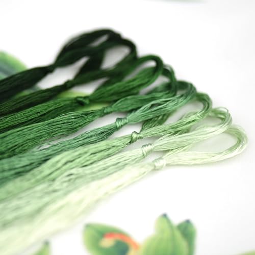 Natural 100% Mulberry Handmade Embroidery Silk Thread Silk Floss (98) - color: 98