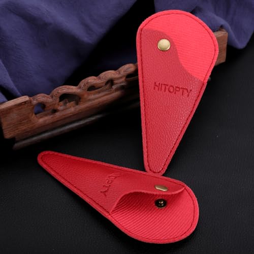 2-Pack 5.3 inches Small Scissors Protective Cover - color: red
