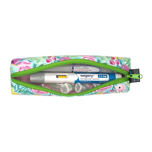 Sugar Medical MedMate GLP-1 & Insulin Pen Travel Case for 2 Pens - color: Zara Floral