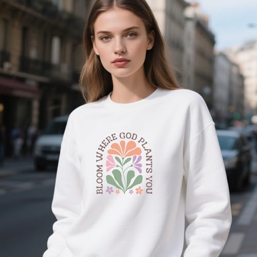 Rngmsi 20 Pcs Boho Bible Flower Dtf Transfers Ready to Press for Clothes - style: Boho