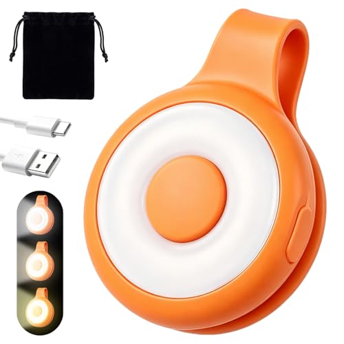 Rechargeable Nurse Lights Clip On for Night Shift, Badge Light - color: O-Orange