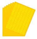Royal Green Printable Rectangle Labels, 1 x 0.375 Inch - 1078 Pack - color: Yellow, size: 1078