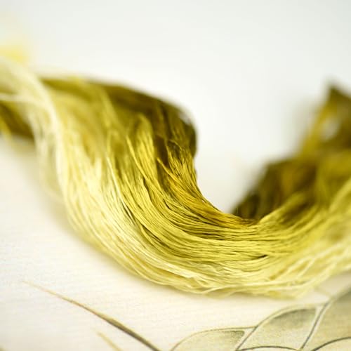 Natural 100% Mulberry Handmade Embroidery Silk Thread Silk Floss (63) - color: 63
