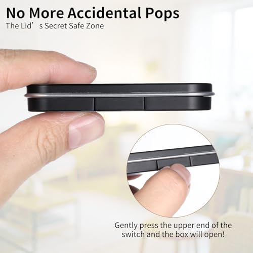 Magnetic Needle Holder Case with Clear Acrylic Lid Sewing Pin Storage Case Portable Needle Keeper Knitting Pin Storage Box Container Cross Stitch Needles Organizer for Embroidery Quilting Craft Tool