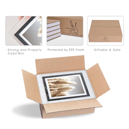ArtbyHannah Gallery Wall Frame Set, 8 Pack Multi-color Picture Frame, Small - color: Multi, size: Small