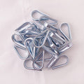 Wire Rope Thimble, for Wire Rope Dia. 5/16 in, Carbon Steel,(5/16" 25PCS) - size: 5/16”