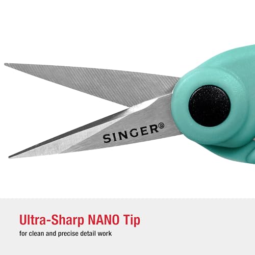 SINGER 4-1/2 inch ProSeries™ Scissor with NANO Tip™ Comfort Grip - style: 1-Pack