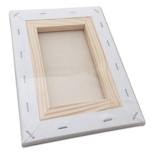 LWR CRAFTS Stretched Canvas 6" X 8" Pack of 6 - size: 6"x8"x6 (standard)