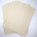 KCS 4/6 pc of 12" x 18" 18CT Counted Cotton Aida Cloth Cross Stitch Fabric (6 pc, Cream) - color: Cream, size: 6 pc