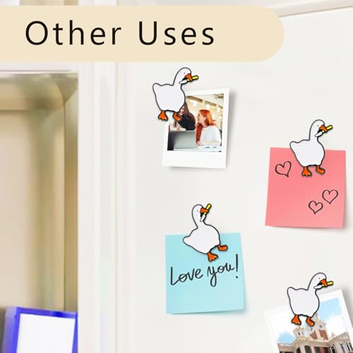 2pcs Funny Stabby Goose Needle Minder, Needle Minder Magnet, Magnetic Needle Nanny Needlework Accessories