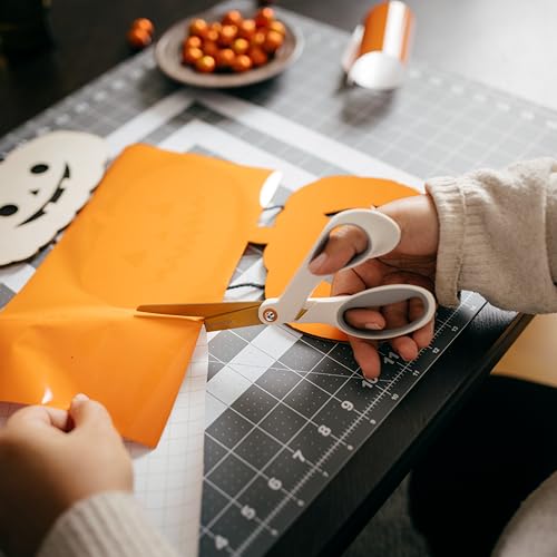 Fiskars 8" SoftGrip Titanium Paper Craft Scissors, Stainless Steel Blades - style: SoftGrip Titanium