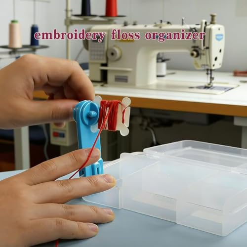 504 Embroidery Floss Organizer Kit – 500 Bobbins, 2 Winders, 2 Cases