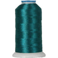 ThreadArt Machine Embroidery Thread, 1000M 40wt, Dark Ocean Teal 324 - color: Dk Ocean Teal