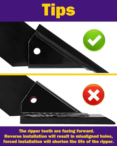 Hitch Mounted Trencher Fits 3 Point Hitch, Heavy Duty Subsoiler, Hitch Lawn Ripper for ATV/UTV Tractor, Updated Adjustable 16" Trenching Shank Plow, Thicken Trench Digger with 2pcs Replaceable Teeth