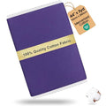 Craftido-19 Options-100% Cotton Fabric by The Yard in Solid Color 44”Wide by 3yd (9 ft) -Medium Weight 5.2 oz-Soft Cotton for Quilting, Sewing, Crafts, Binding, Backing and Lining - Gentian Violet - color: Gentian Violet