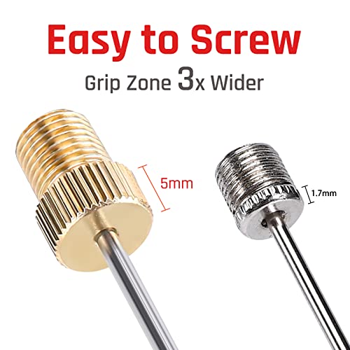 ETENWOLF Brass Ball Pump Needles with Storage Case