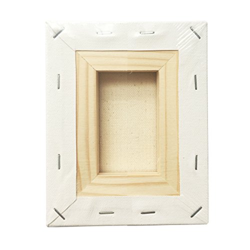 LWR CRAFTS Stretched Canvas 4" X 6" Pack of 6 - size: 4"x6"x6 (standard)