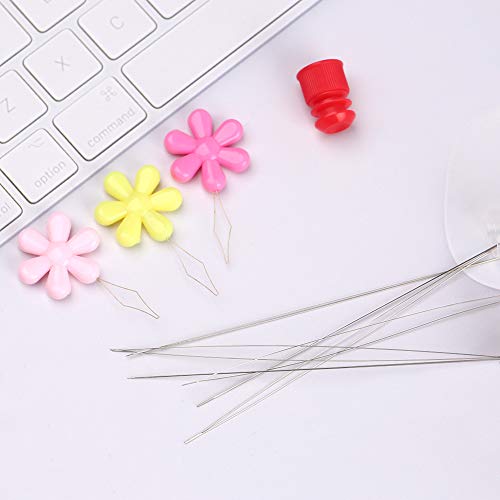 6 Pieces Big Eye Beading Needles, 2 Sizes Collapsible Bead Needle - style: 6pcs-short