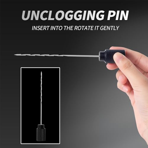 Punch Tool Set,Ventilator Needle,Draw Enhancer Tool Needle(Black) - color: Black