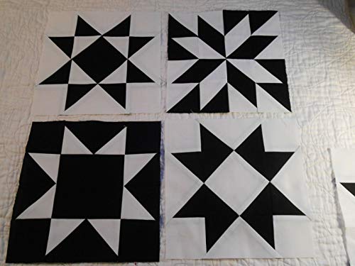 Quilting Fabric by The Yard for Sewing Width 64 inch， 1 Yard Black - color: Black, size: 1 yard