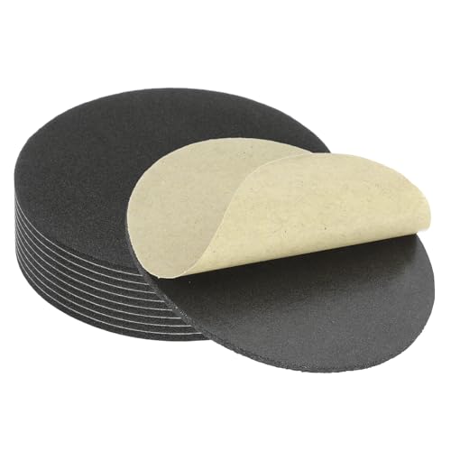 PATIKIL 2.5 Inch Diameter Lamp Base Felt 10Pack 2mm Thick Foam Adhesive Non-Slip EVA Protection Pad Mat for Lamp Furniture DIY Craft, Black - size: 2.5 Inch