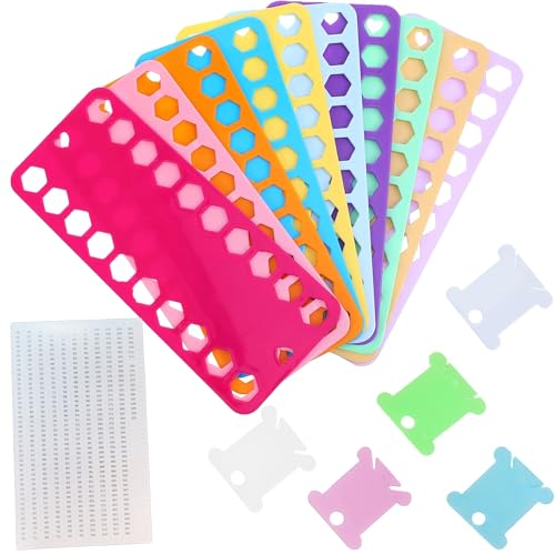 10 Pcs Embroidery Floss Organizer, Plastic Cross Stitch Thread Holder