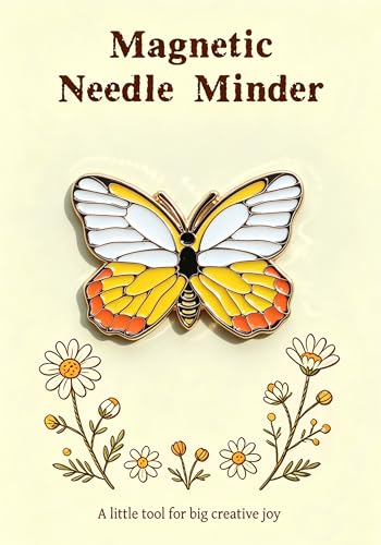 HENYANMHXH Needle Minder Magnet, Cute Magnetic Needle Holder, Butterfly - color: Butterfly