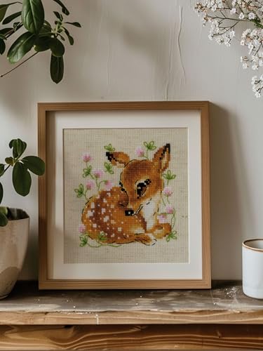 RIOLIS 1777 Little Deer Counted Cross Stitch Kit 5 x 5 in - style: Little Deer 1777