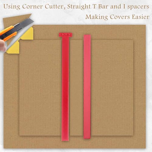 ARSTBETY 27 Pack Bookblinding Tool Book Making Set - color: Blue + White