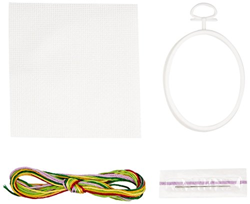 Retro Tree Mini Counted Cross Stitch Kit-2-1/4 X2-3/4 Oval 18 Count (21-1062)