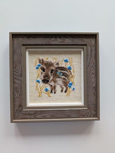 RIOLIS 1756 Little Boar Counted Cross Stitch Kit 5.12 x 5.12 in - style: Modern, Traditional