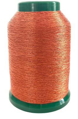 Metallic Orange Kingstar 1000 Meter Thread - 40 Weight, Gold (MA24)