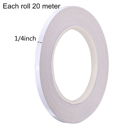 1/4 Inch Quilting Sewing Tape Wash Away Tape, Each 22 Yard (3 Rolls)